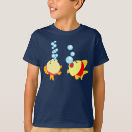 Niedlicher Cartoon Fisch Kinder T - Shirt