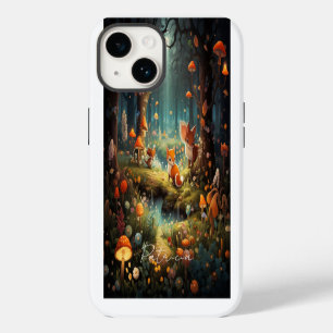 Niedlicher Cartoon Forest Fairy Schwanz Fox Mushro iPhone 14 Hülle