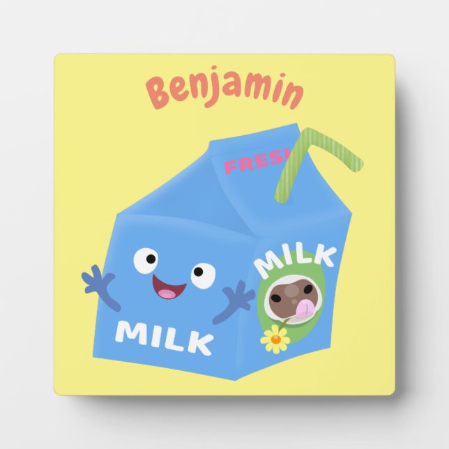 Niedlicher Cartoon Fotoplatte (Vorderseite)