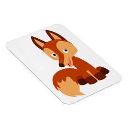 Niedlicher Cartoon Fox Flexible Magnet