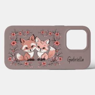 Niedlicher Cartoon Fox Liebhaber Herzlich Willkomm Case-Mate iPhone Hülle