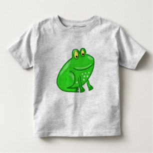 Niedlicher Cartoon-Frosch Kleinkind T-shirt