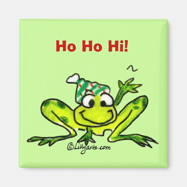 Niedlicher Cartoon Frosch Magnet (Vorne)