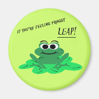 Niedlicher Cartoon Frosch Motivierend Magnet