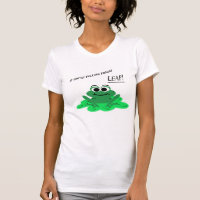 Niedlicher Cartoon-Frosch-T - Shirt