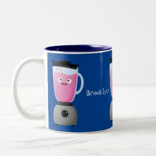 Niedlicher Cartoon für Kochmischer Zweifarbige Tasse