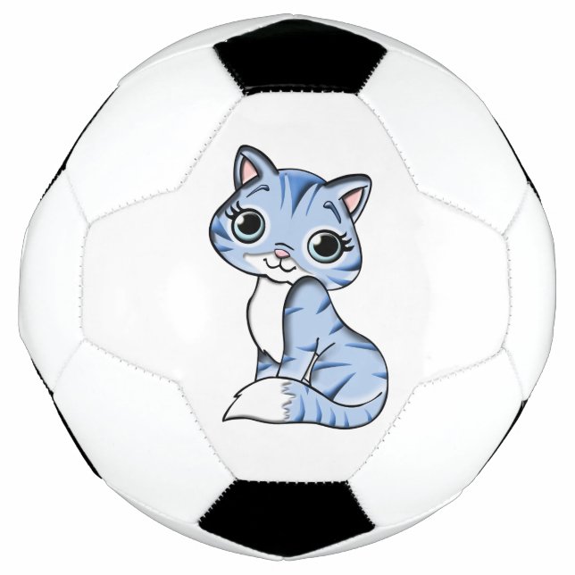 Niedlicher Cartoon Fußball (Vorderseite)