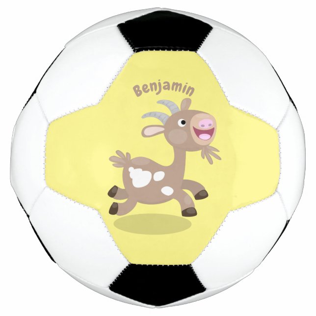 Niedlicher Cartoon Fußball (Vorderseite)