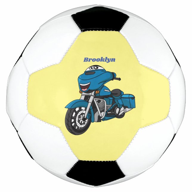 Niedlicher Cartoon Fußball (Vorderseite)