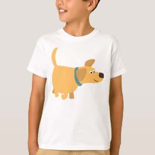 Niedlicher Cartoon-Gelb-Labrador-KinderT - Shirt