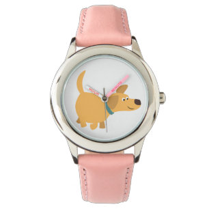 Niedlicher Cartoon Gelbe Labrador Armbanduhr
