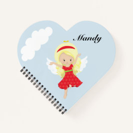Niedlicher Cartoon Girl Angel Notizbuch