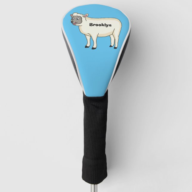 Niedlicher Cartoon Golf Headcover (Vorderseite)