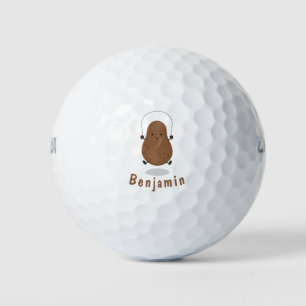 Niedlicher Cartoon Golfball