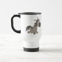 Niedlicher Cartoon Gray Pony Tasse