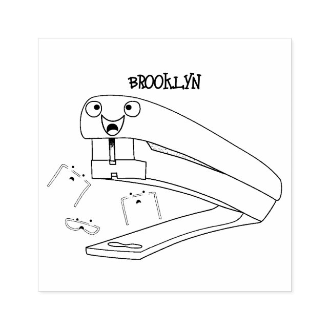 Niedlicher Cartoon Gummistempel (Prägung)