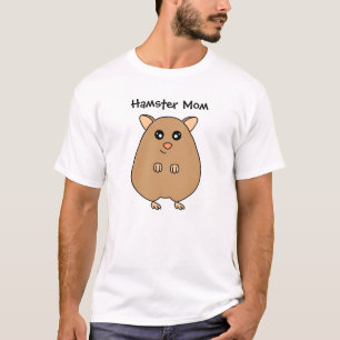 Niedlicher Cartoon-Hamster-Mama-Damen-T - Shirt