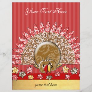 Niedlicher Cartoon Holiday Türkei Flyer