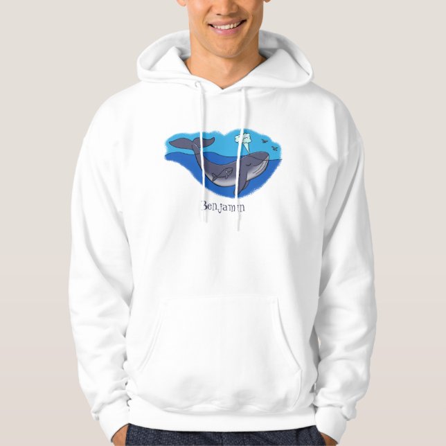 Niedlicher Cartoon Hoodie (Vorderseite)