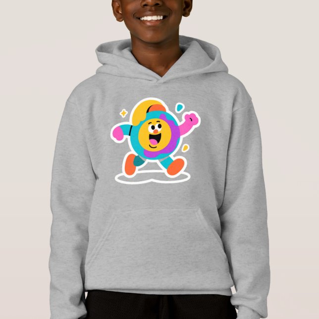 Niedlicher Cartoon Hoodie (Vorderseite)