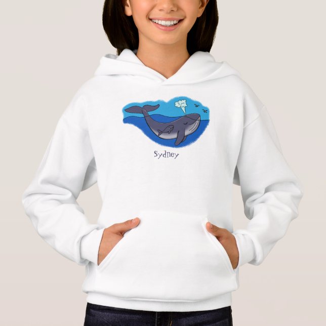 Niedlicher Cartoon Hoodie (Vorderseite)