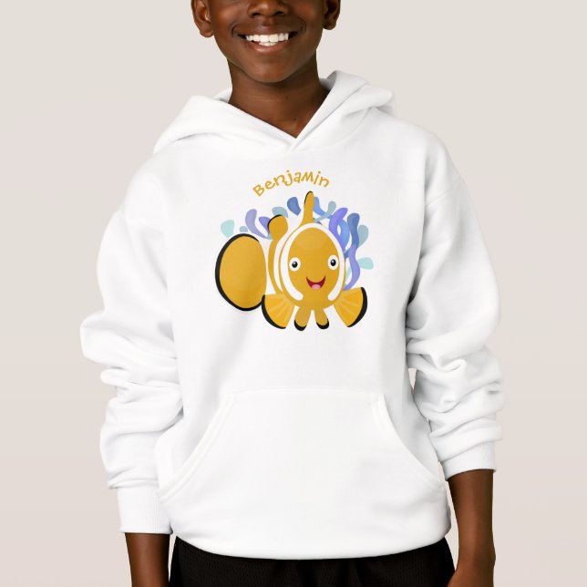 Niedlicher Cartoon Hoodie (Vorderseite)