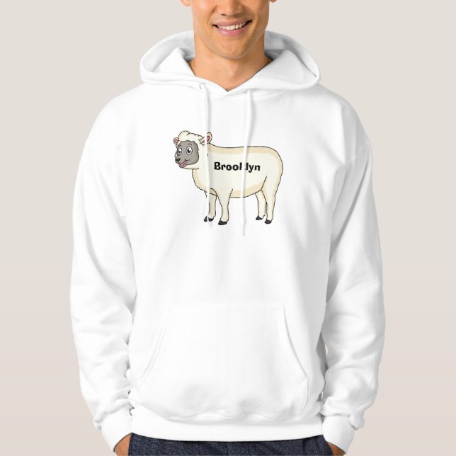 Niedlicher Cartoon Hoodie (Vorderseite)
