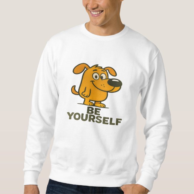 Niedlicher Cartoon Hund T - Shirt Inspiration Seie (Vorderseite)