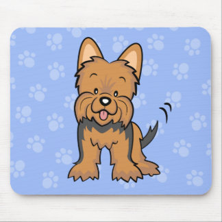 Niedlicher Cartoon-Hund Yorkie Mousepad