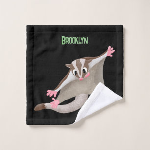 Niedlicher Cartoon-Illustrator Badhandtuch Set