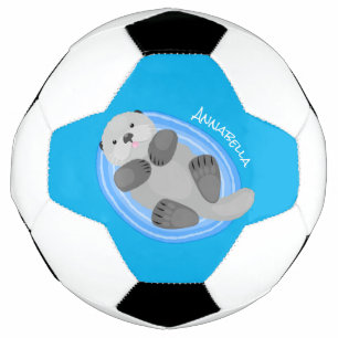 Niedlicher Cartoon-Illustrator Fußball