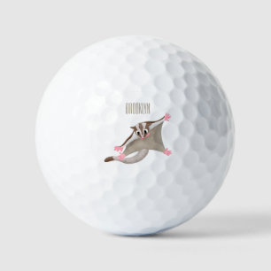 Niedlicher Cartoon-Illustrator Golfball