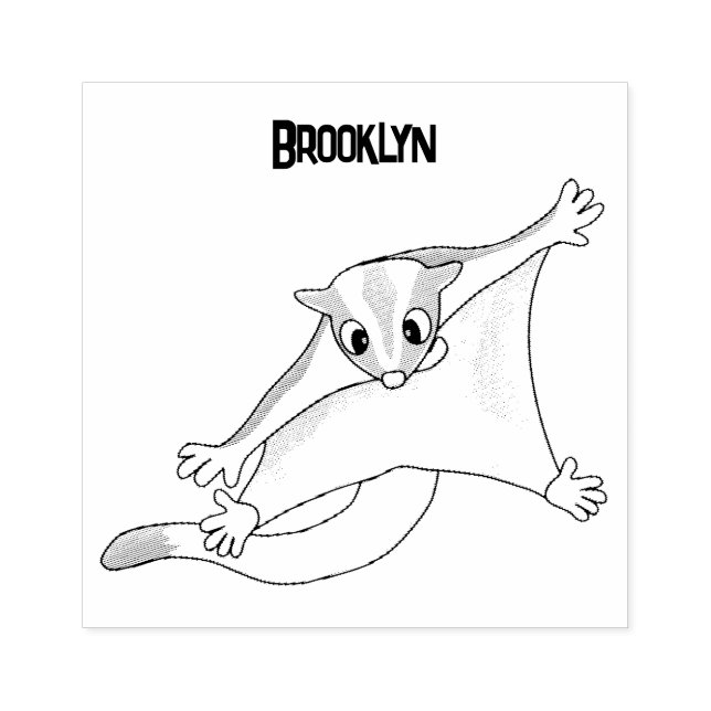 Niedlicher Cartoon-Illustrator Gummistempel (Prägung)