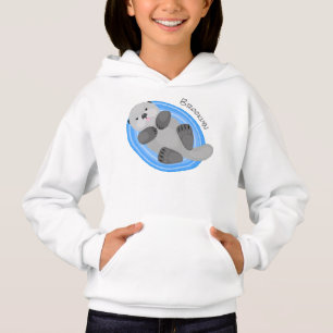 Niedlicher Cartoon-Illustrator Hoodie