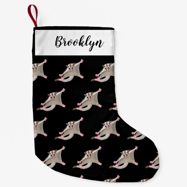 Niedlicher Cartoon-Illustrator Kleiner Weihnachtsstrumpf (Vorderseite)