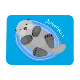 Niedlicher Cartoon-Illustrator Magnet