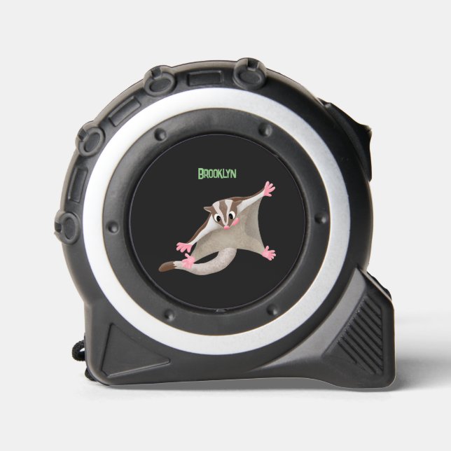 Niedlicher Cartoon-Illustrator Maßband (Vorderseite)