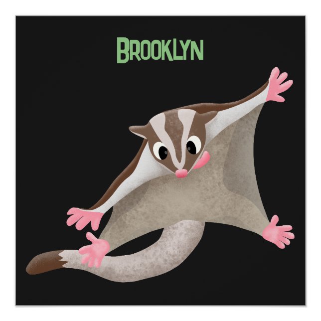 Niedlicher Cartoon-Illustrator Poster (Vorderseite)