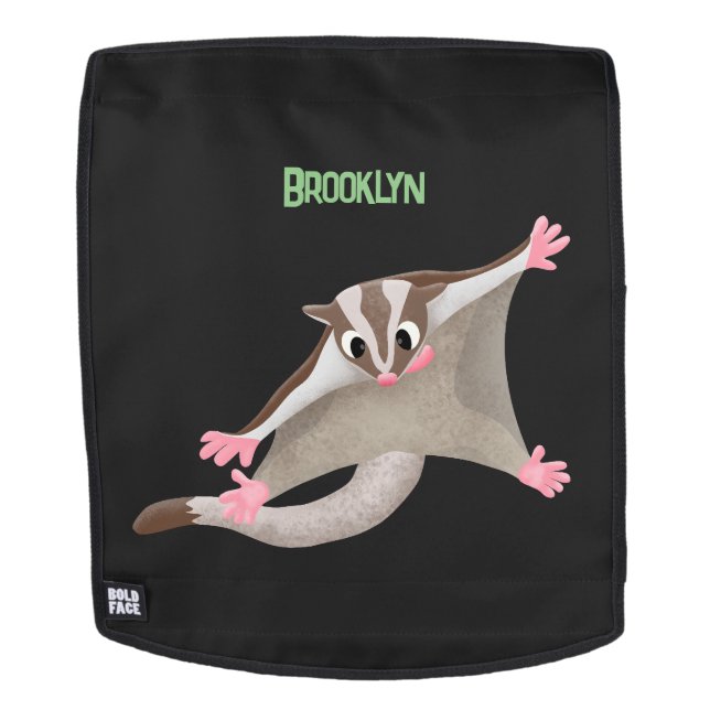 Niedlicher Cartoon-Illustrator Rucksack (Abnehmbare Front)