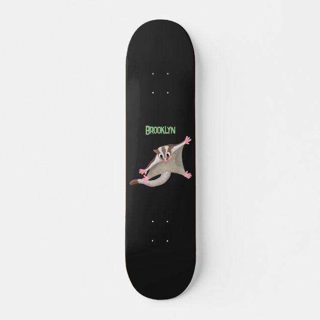 Niedlicher Cartoon-Illustrator Skateboard (Vorne)