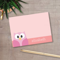 Niedlicher Cartoon in Rosa und Koralle