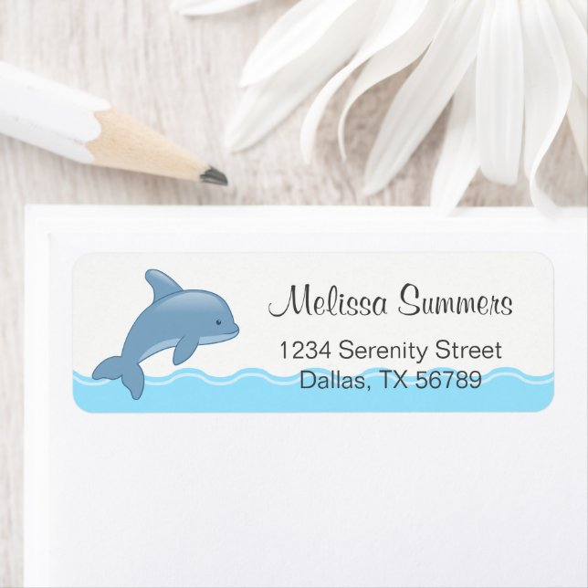 Niedlicher Cartoon Jumping Dolphin (Insitu)