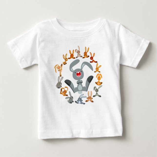 Niedlicher Cartoon Kanbits Mandala Baby T - Shirt (Vorderseite)