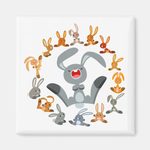 Niedlicher Cartoon Kanbits Mandala Magnet