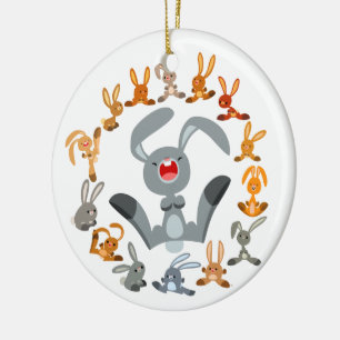 Niedlicher Cartoon Kanbits Mandala Ornament