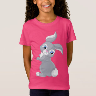 Niedlicher Cartoon Kaninchen T-Shirt