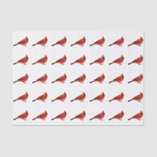 Niedlicher Cartoon Kardinal Seidenpapier