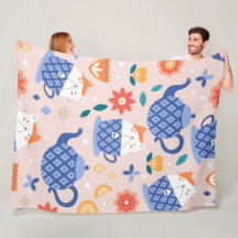 Niedlicher Cartoon Katzen Nahtloses Muster