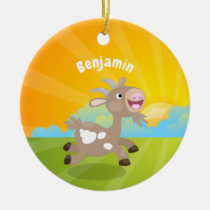 Niedlicher Cartoon Keramik Ornament