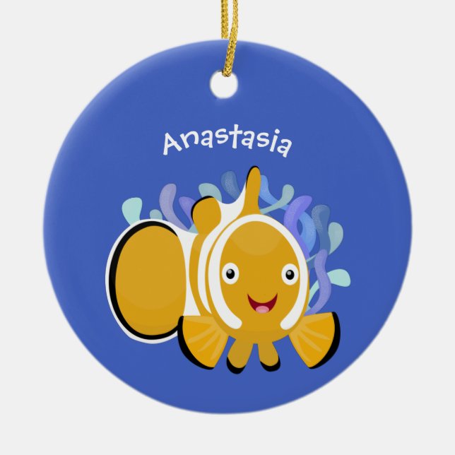 Niedlicher Cartoon Keramik Ornament (Vorne)
